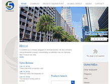 Tablet Screenshot of 5-continententerprises.com
